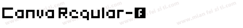 Canva Regular字体转换
